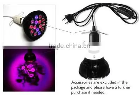 12W 24W 36w Led Grow Light E27 Hydroponic Led Plant Grow Light for Greenhouse photo-3