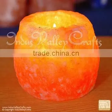 Himalayan Crystal Salt Tealight Holders