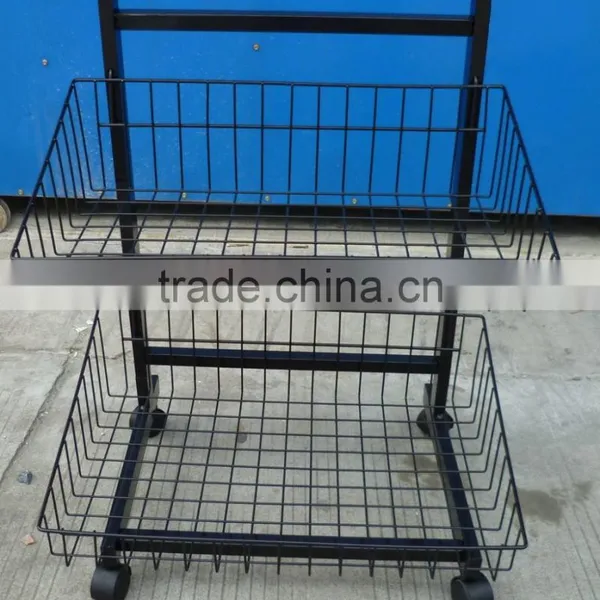 Vivinature Storage Basket Storage Trolley With Wheels photo-4