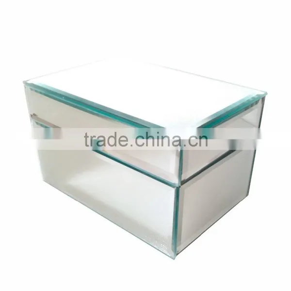 Simple Mirror Glass Jewellery Boxes photo-2