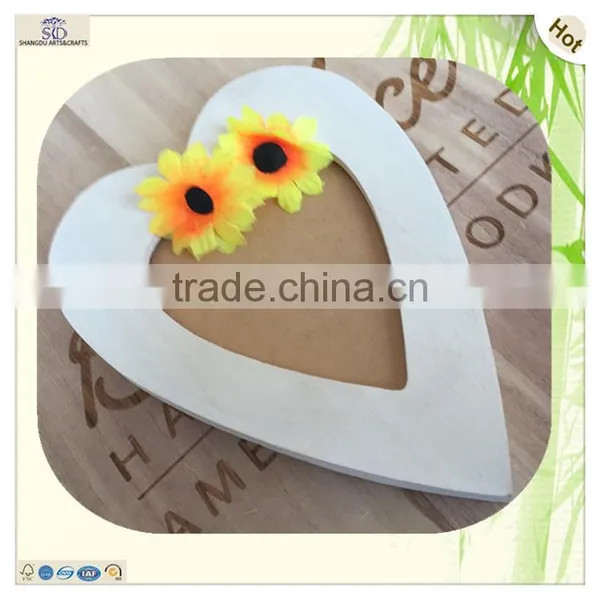 Family Love Heart Wooden Picture Photo Holder Frame photo-3