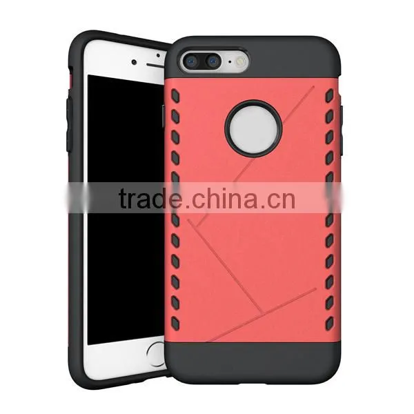Combo Phone Case TPU + PC Phone Hull Protective Back Cover for IPhone7 7plus photo-3