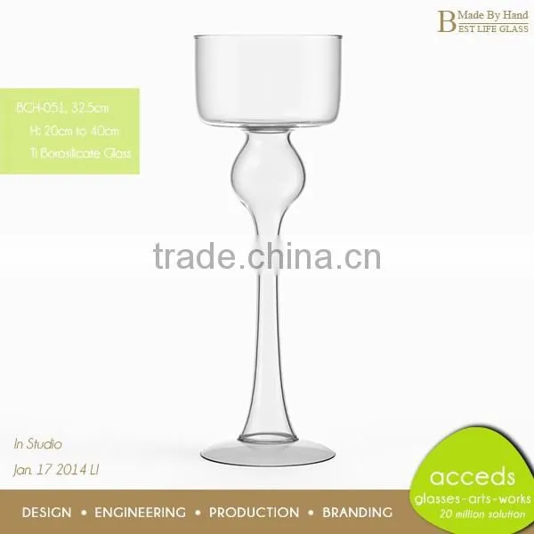 OEM/ODM Wholesale Cheap Glass Candlesticks photo-6