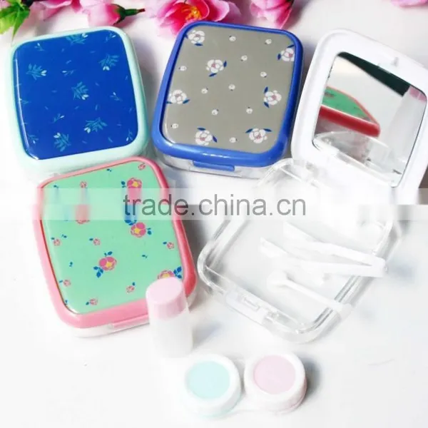 Supply Fashion Cute Floral Contact Lens Box photo-2