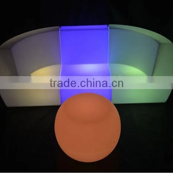 YI GUI Wholesale Led Light up Back Sectional Sofa/ One People Sit Sofa photo-2