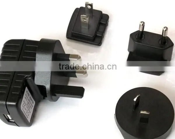 5W 10 W, DoE Level VI & CoC Tier 2 Efficiency, USB Input, Interchangeable Input Blades, Wall Plug Adapter, Ac-Dc Power Supply photo-5