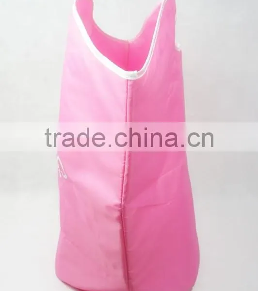 Cylinder Vertical Pearl Cotton Laundry Basket, Laundry Bucket photo-5