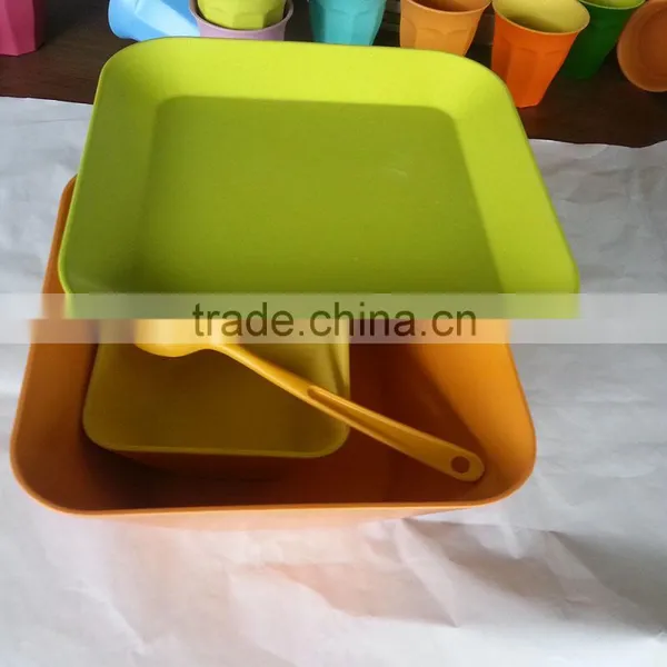Professional Biological Natural Bamboo Fiber Tableware photo-2
