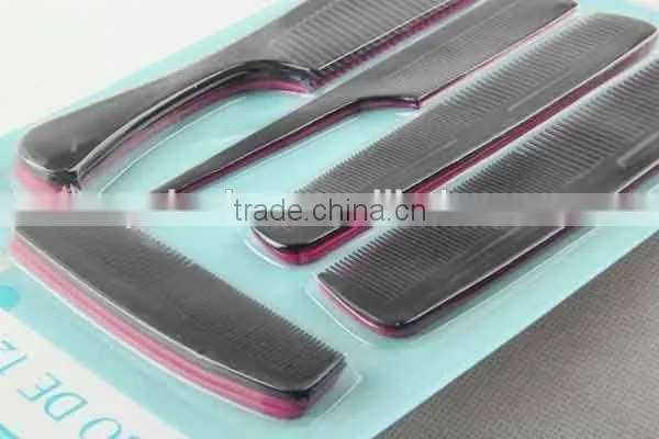 12PC Combined Type Double Color Plastic Comb Set/hair Brush photo-5