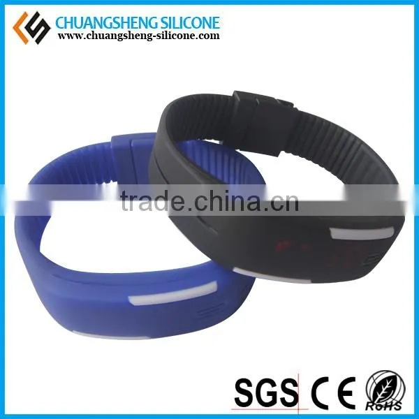 Various Color Battery Watch, LED Screen Watch, Silicone Led Watch photo-3