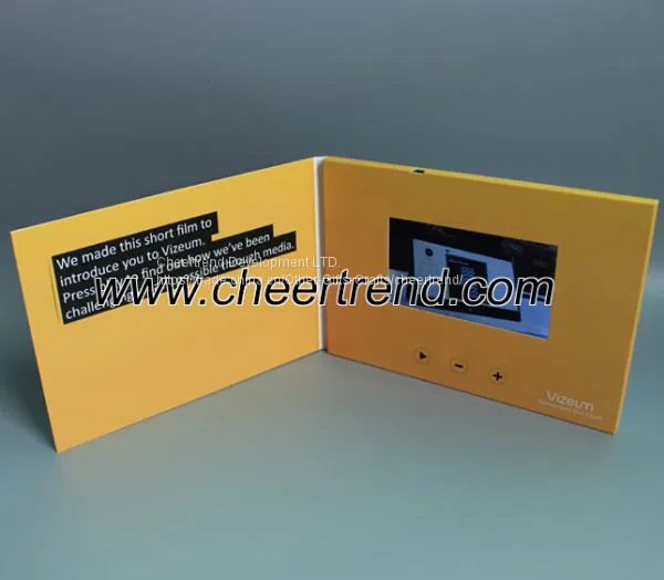 High Quality Handmade Lcd 5 Inch 480x272 Greeting Video Player Brochure,lcd Advertising Player photo-2