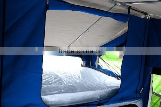 Aussie Style Waterproof Cotton Canvas Fabric Traler Tent For Vehicle photo-3