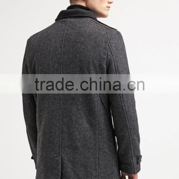 Classic Textured Long Coat photo-3