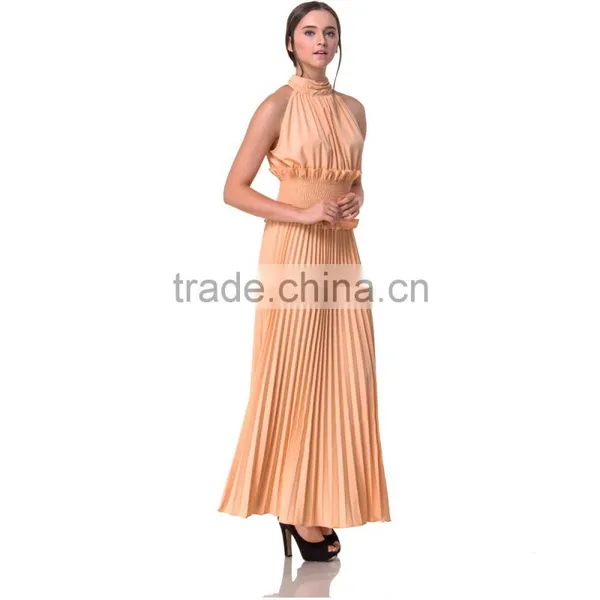 2017Guangzhou Domin Fashion Manufacturer Latest Maxi Evning Dress photo-6