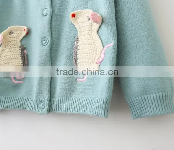 Kids Spring Outcoat Clothes Sweater Cardigans Baby Girls Cardigan Sweaters photo-5