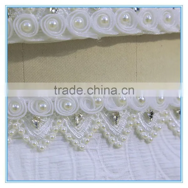 New Design Two Piece Front Short Back Long Trailing Wedding Dress photo-5
