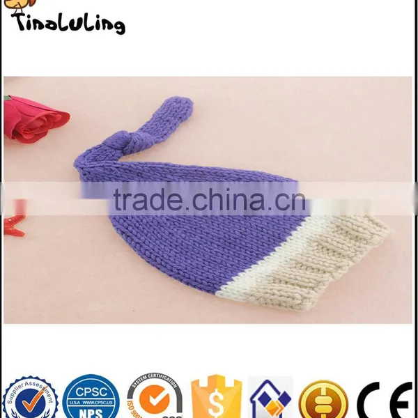 Tinaluling Baby Newborn Photography Props Crochet Baby Beanie Hat With Suspender Pant Knitted Costume Outfit photo-4