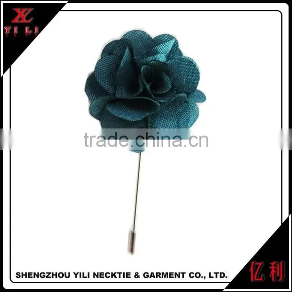 New Arrived High Quality Wedding and Party Flower Chiffon Lapel Pin photo-3