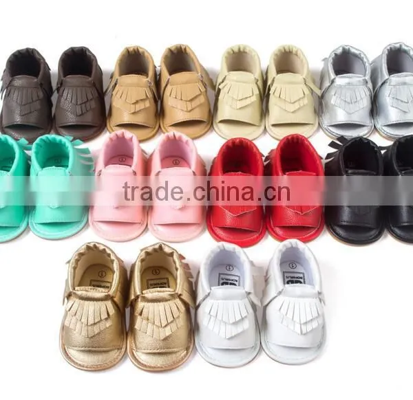 2017 Baby Sandals, Fringed Baby Sandals photo-3