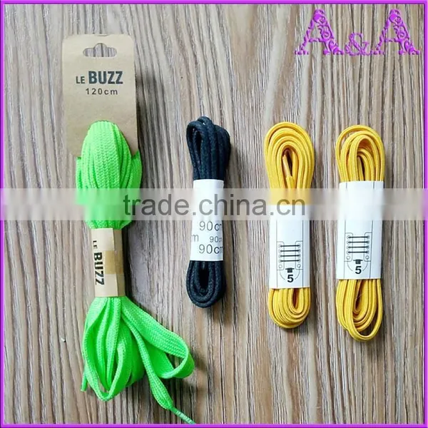 Nylon Bootlaces Tolerant Shoe Laces Plain Color Manufacturer photo-2