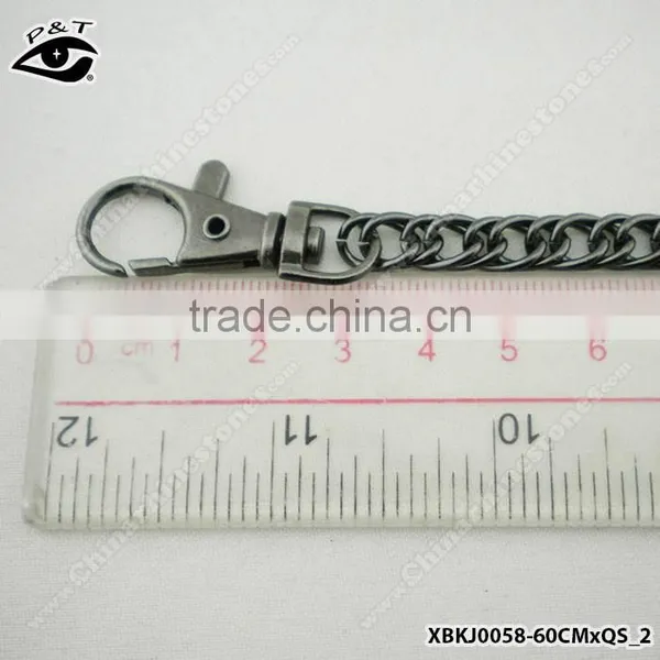 60CM Gunmetal Metal Chain Decorative Colored Chains for Bags photo-3