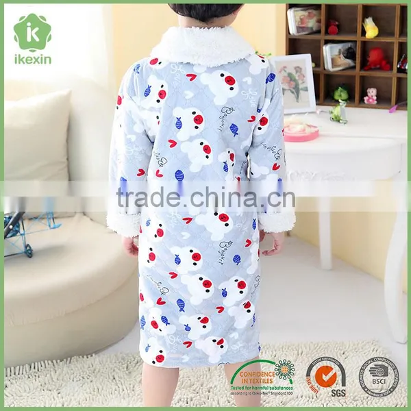 Berber Fleece Thermal China Bathrobe For Children photo-6