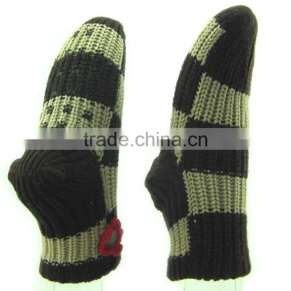 Anti-slip Acrylic Knitted Warm Floor Socks photo-2
