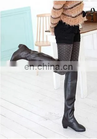 Knit Point Cross Upright Stripe Showing Your Silm Figure Fitness Size Leggings photo-2