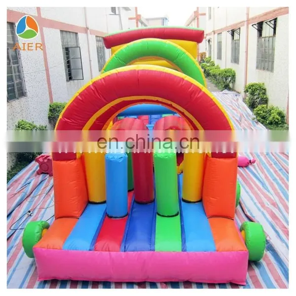 Train Inflatable Obstacle for Sale Kids Obstale Course Wholesale photo-3