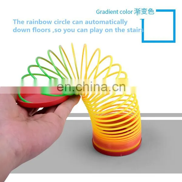 Figet Spinner Rainbow Spring Slinky for Relax Educational Toy Figet Spinner photo-6