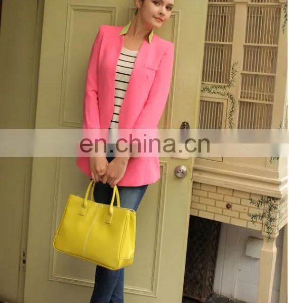 Korea Style Fashion Women PU Zipper Ladies Handbag photo-5