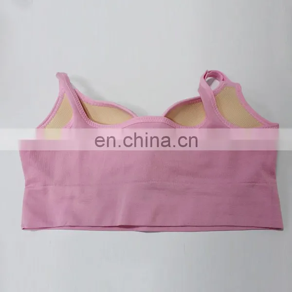 2017 Hot Sales Yoga Fitness Stretch Seamless Padded Camisole Sports Bra for Women photo-4