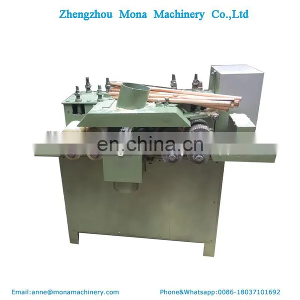 High Efficient Thread Wooden Broom Handle Threaded Wooden Shovel Handle Wooden Brush Handle Making Machine photo-6