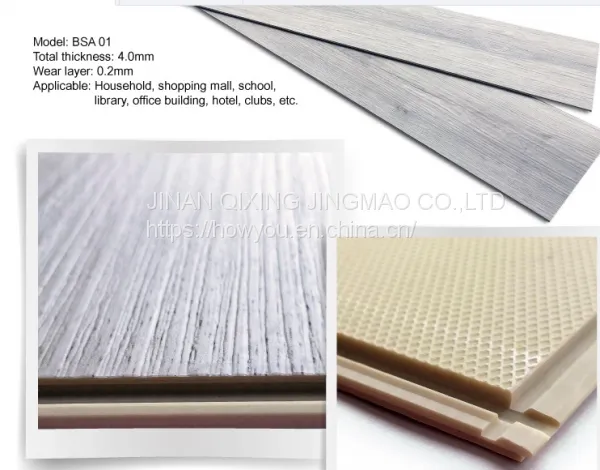 UV Coating Water Proof Fire Proof 4-6mm Plastic Flooring SPC Plank photo-4