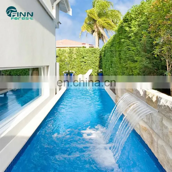 Outdoor Acrylic Artificial Garden Stainless Steel Waterfall Blade Cascade photo-4
