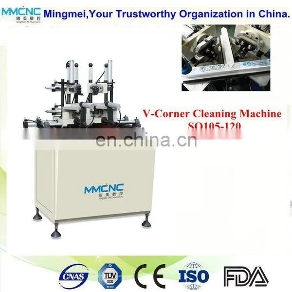 Mingmei Three Cutters CNC Corner Cleaning Machine for PVC Weeding Seam photo-3