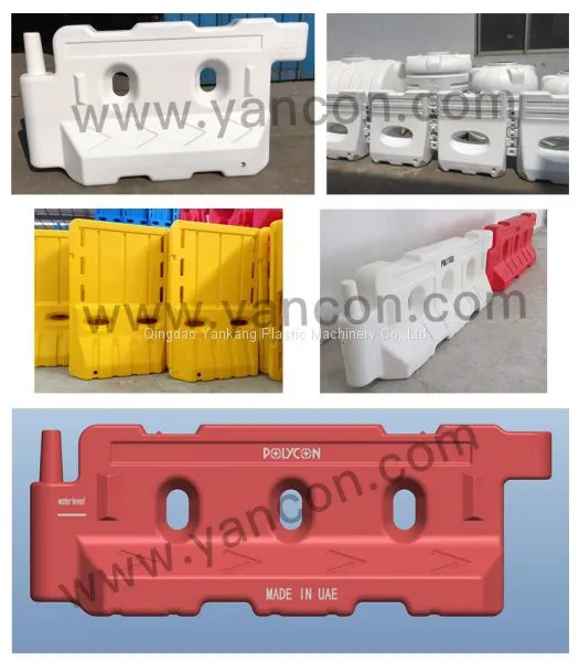 Plastic Road Barrier Block Traffic Jam Blow Moulding Machinery photo-5