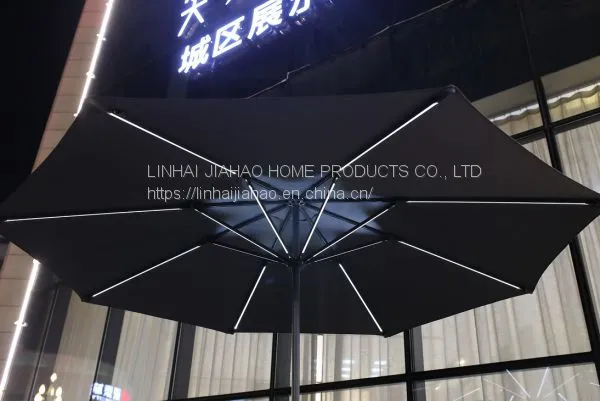300-8 Market Umbrella With LED Straight Light photo-3