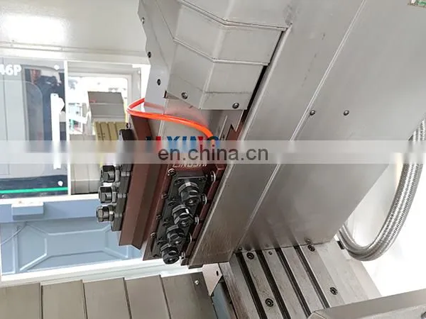 hi Precision Slant Bed Cnc Lathe Mill Live Tooling Milling Combo Turning Center Machine CK46D-8 photo-5
