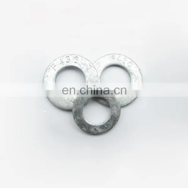 Hot Dipped Galvanized Stainless Steel Astm F436 Flat Washer M36 Lock Washer photo-3