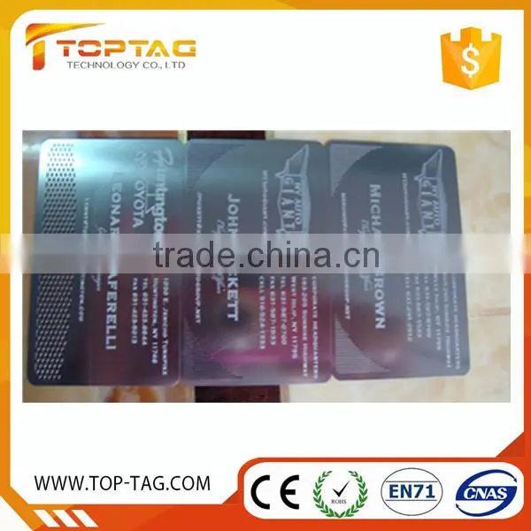 Promotional Black Stainless Steel Metal Business Card For VIP photo-4