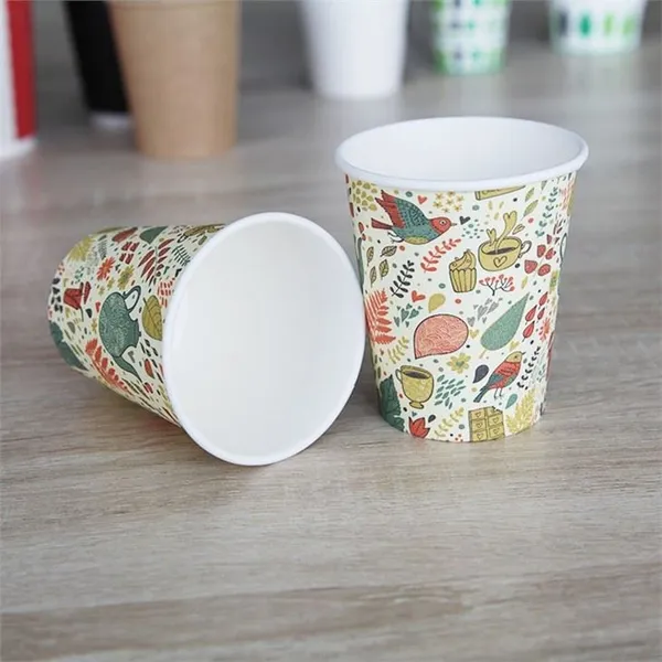 Environmental Friendly Colourful Disposable 8oz Paper Cups photo-2