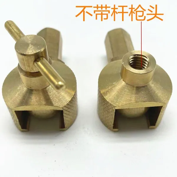 Silver Adjustable Car Button Head Oil Nozzle Connector photo-5