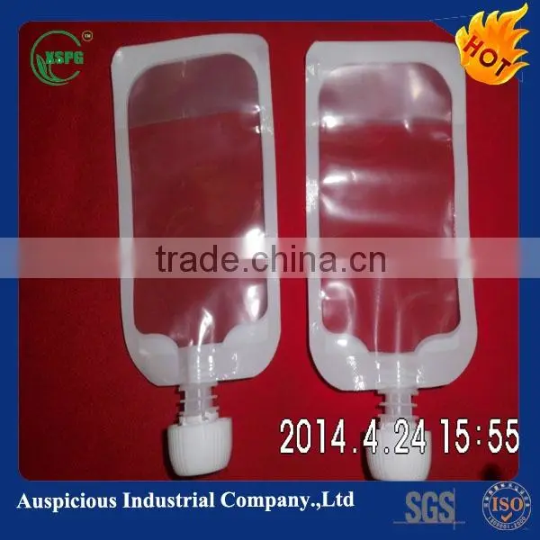 Factory Direct Sale Clear Drink Stand up Spout Pouch photo-3