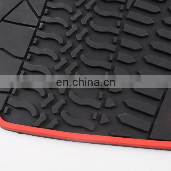 5PCS Rubber Foot Mat for Suzuki Jimny 98-18 JB43 4x4 Accessories Maiker Manufacturer Car Mat photo-3