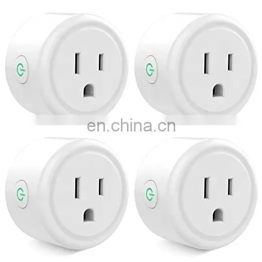 Smart Wifi Plug UK US EU Wifi Socket Universal Wireless Power Plug Compatible With Alexa Google Assistant for Tuya App Remote photo-3