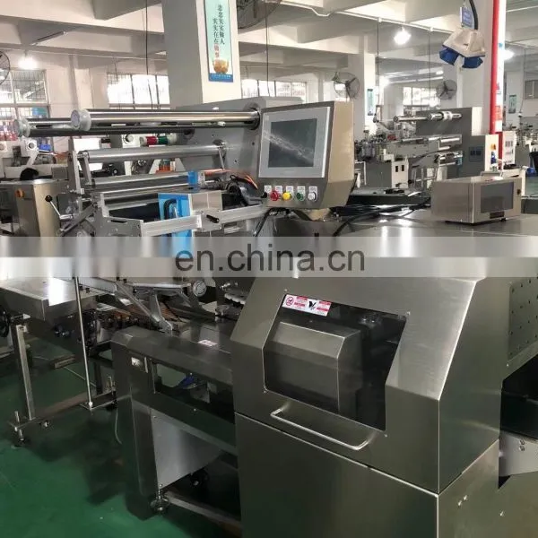 High Quality Full Servo Pillow Type Frozen Food Dumpling Pizza Hamburger Automatic Flow Packaging Machine photo-5
