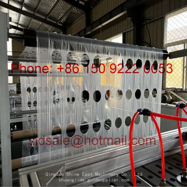 High Speed Mulch Film Punching Perfroating Machine Macro Hole Punching Machine