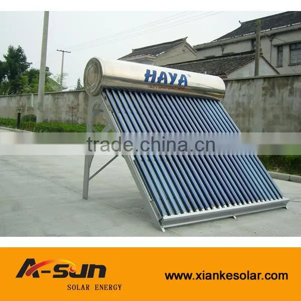 Unpressurized Pressure and Evacuated Tube Type Solar Water Heater photo-4