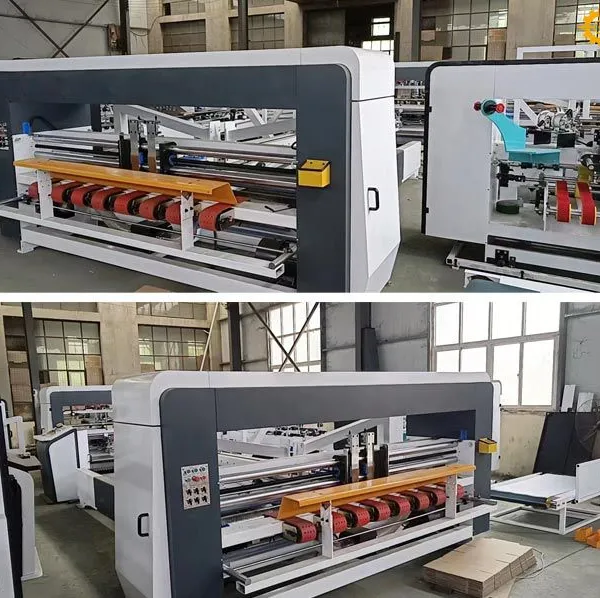 Automatic Corrugated Box Floding and Gluing Machinery photo-5